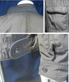 ZARA MAN Cazadora Chubasquero Marron Talla L (5)